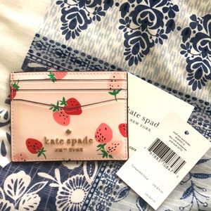 Kate Spade Strawberry Card Holder